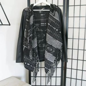 Vegan (Minus the) Leather Fringe Jacket